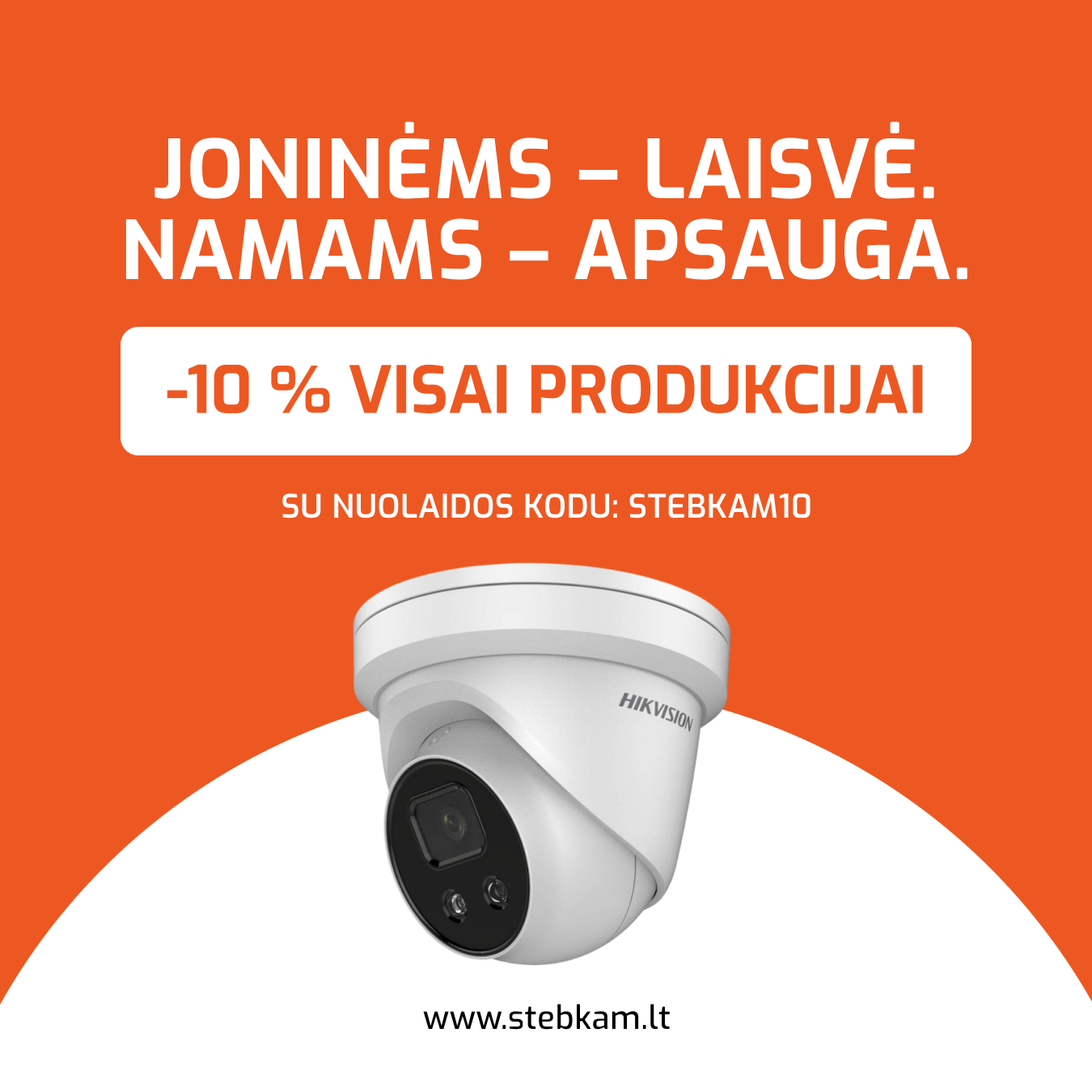 „STEBKAM” – visai produkcijai -10% nuolaida!